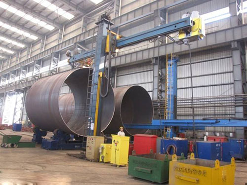 焊接卷管車間展示